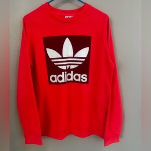 Adidas Bright Pink Lightweight Crewneck Pullover